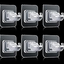 Apidian No Drill Curtain Brackets No Drilling Self Adhesive Curtain Rod Holder Hooks Nail Free Adjustable Curtain Rod Hooks Curtain Hangers for Bathroom Kitchen Home Bathroom and Hotel (2)