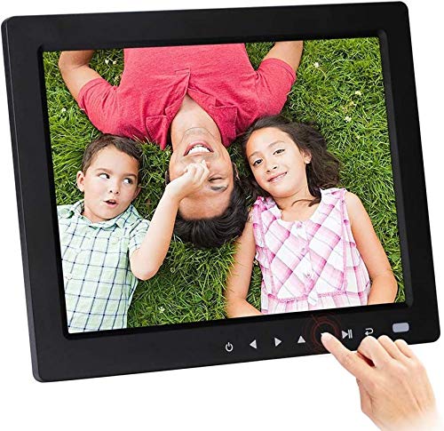 Elektronischer Bilderrahmen, 10-Zoll-Touch-Taste MP3 / MP4-Player Multifunktions-Werbemaschinenunterstützung Musikvideokalender