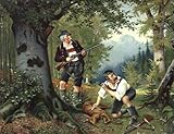  Kunstdruck Danger de délai de chasse facsimile après lithographie Flinte Wilderer A3 005.