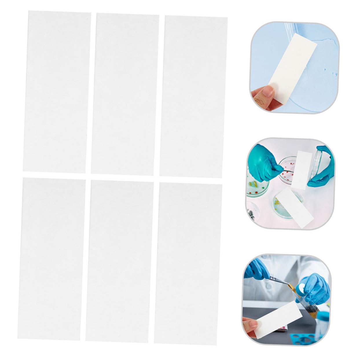 Gatuida 4000 Pièces Papier Absorbant Bande De Papier De Laboratoire Laboratoires Bandes De Papier Expériences Papiers Laboratoires Papier De Chimie Bande De Papier
