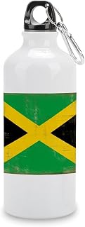 Jamaica Water Bottles Jamaica Flag Insulated Stainless Steel Water Bottles 20 OZ Portable Leakproof Bike Water Bottle for Gym And Outdoor