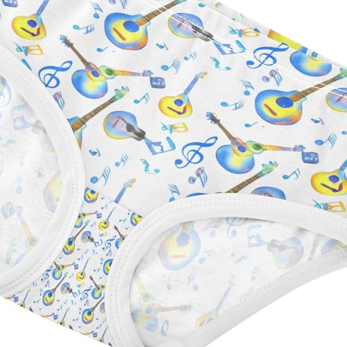 Guitars Blue Yellow Toddler Girls's Underwear 2T 202c17454