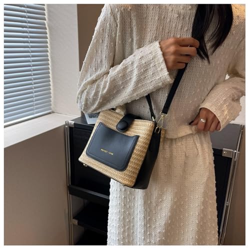 Small Cute Beach Bags for Women Straw Purses for Women Summer Purse Vacation Handbags Crossbody Bags Shoulder Bag3
