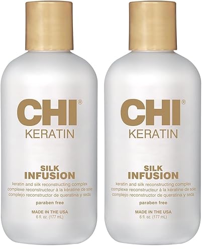 Miniatura 9 de CHI Keratin K-Trix 5 Tratamiento Alisador, Suero Capilar Para Crear Estilos Suaves y Sin Frizz Que Duran, Sin Sulfatos, Parabenos y Libre