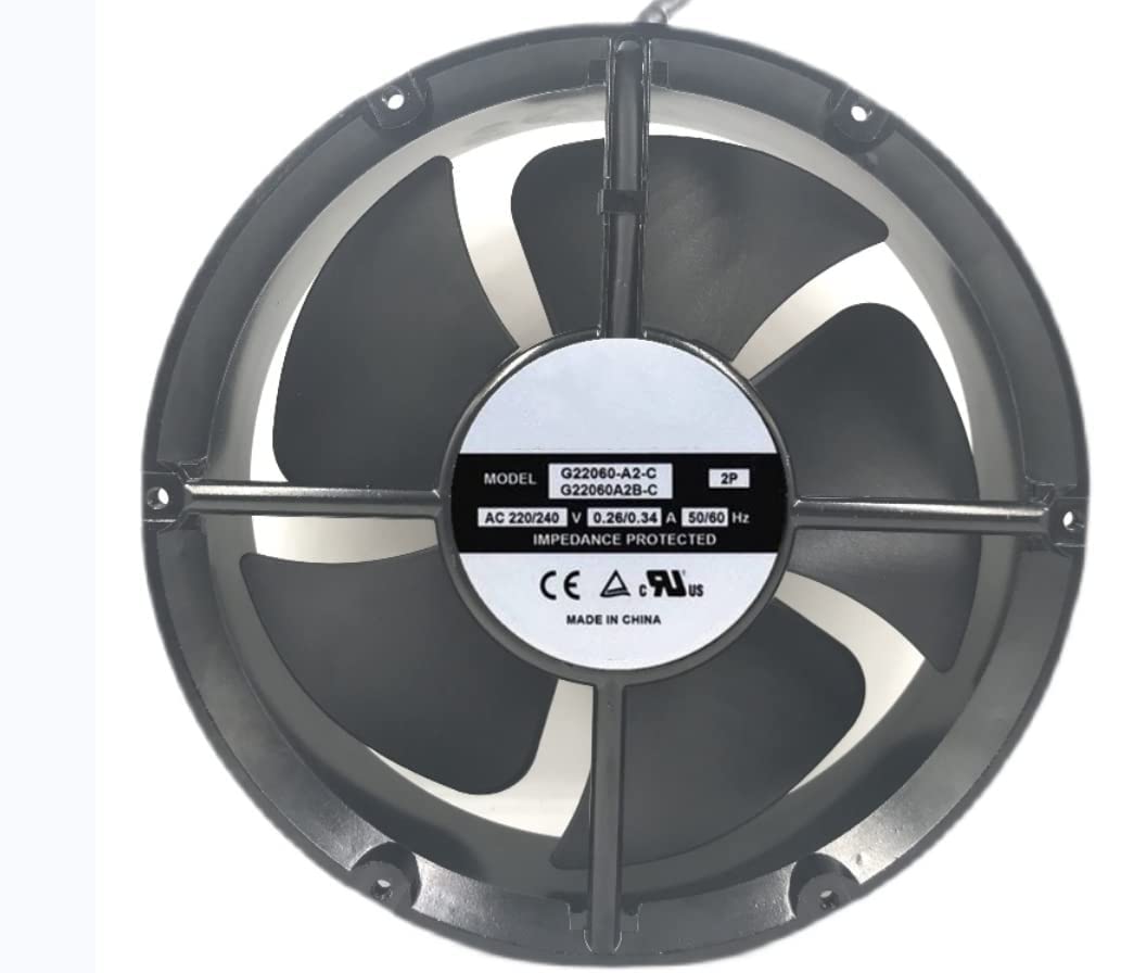 GJEXXPTST 220V 0.26A 22060 Cooling Fan 220X220X60mm