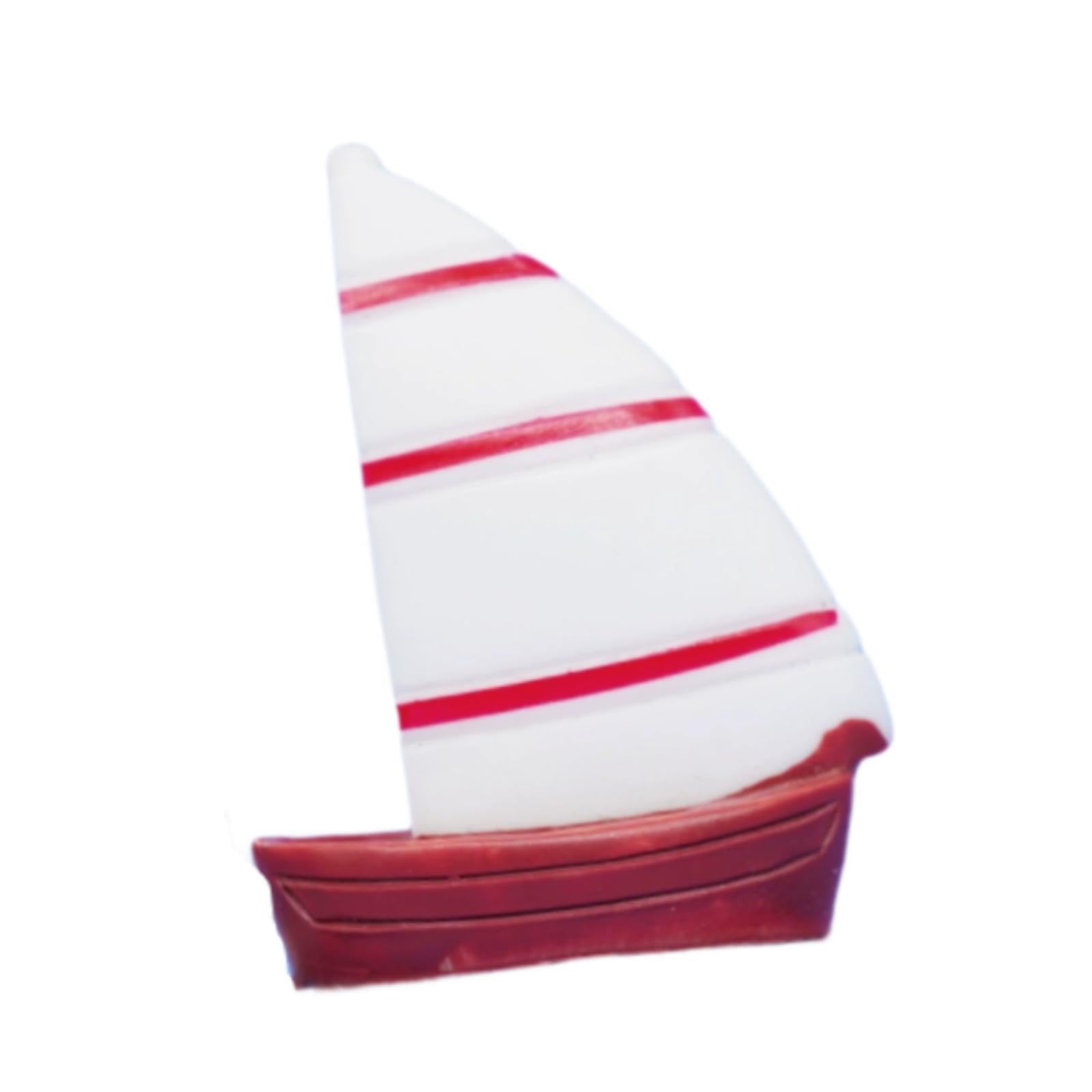 DYNWAVE 1/64 Miniature Sailboat Tiny Model Realistic DIY Projects Photography Props Collectibles Ornament Tiny Scene Boat Dioramas