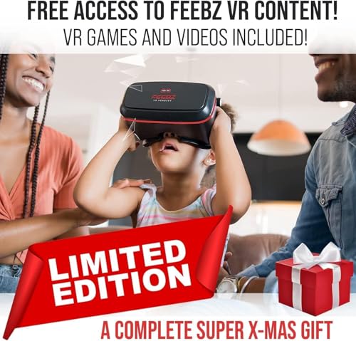 FEEBZ 3D VR Headset for Kids 2.0 - for iPhone & Android Phones | with 3D VR Videos & Apps Links | Virtual Reality Goggles Set for Beginners - Image 4