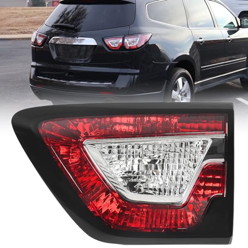 Image of FIONE for Chevy Traverse Inner Tail Lights Assembly 2013 2014 2015 2016 2017 Rear Brake Lamp Halogen model Passenger Side RH