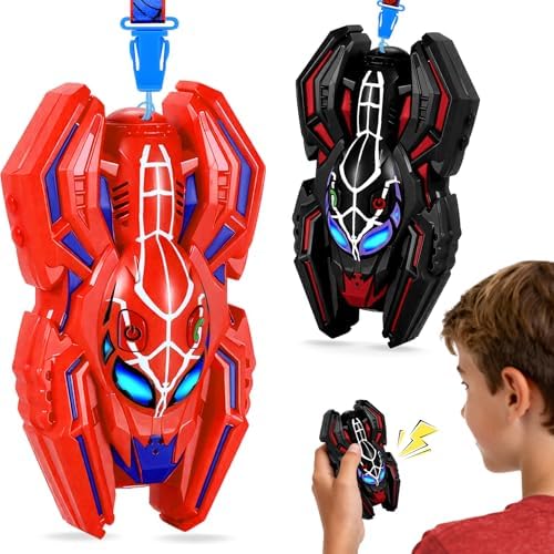 Vvinca Cool Walkie Talkies for Kids- Spider Toys for 3 4 5 6 7 8 9 10 Boys Kids Walkie Talkies 2 Pack Superhero Toys Outdoor Game Camping Travel Christmas Stocking Birthday Gifts