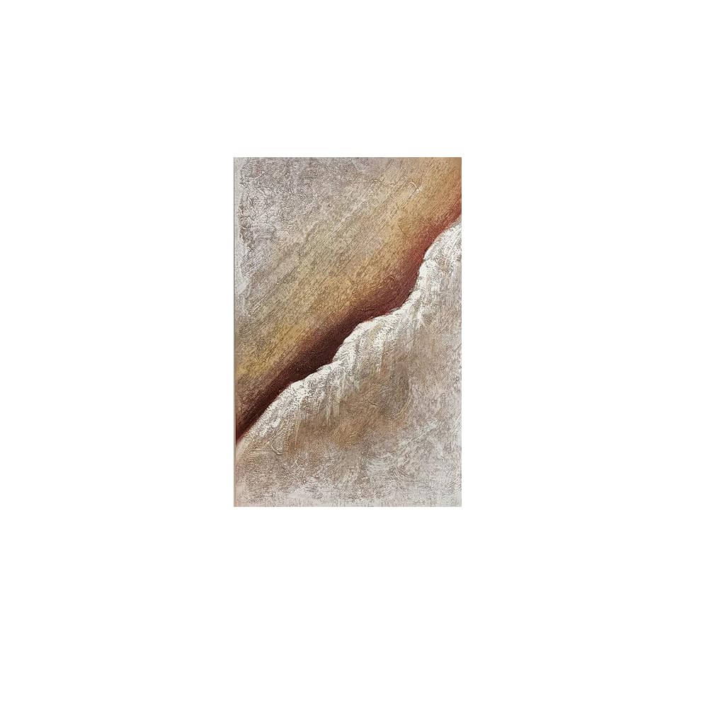 Rowen Homes Neutral Tones (Beige, Light Brown, White, Gray, Black) Sanctuary Framed Canvas Wall Art (120X80cm) - Neutral Textured Abstract Canvas Wall Decor - Modern Painting Artwork For Hallway, Living Room Or Bedroom - Luxury Interiors