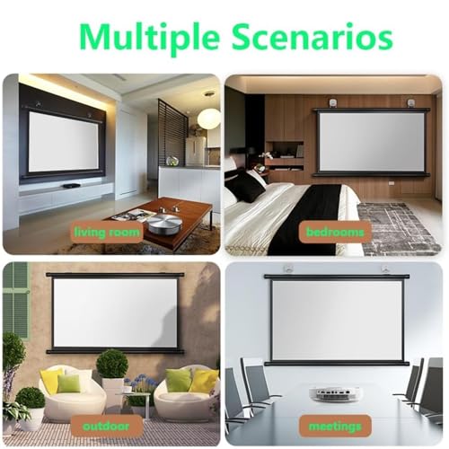 Pantalla Manual para Proyector 72 Pulgadas 4:3 miniatura 6