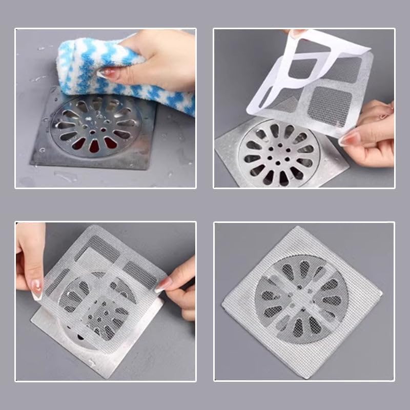 NOMAZO Multifunctional Disposable Floor Drain Sewer Filter,Hair Catcher Shower Drain,Sink Strainer,Drain Covers for Shower to Catch Hair-ZN-226 2