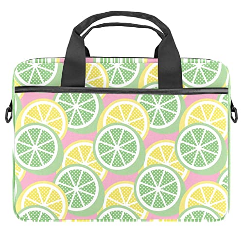Sacoche bandoulière 13 pouces motif citron pour aller en cours ou au bureau