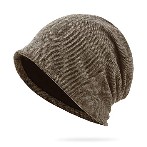 Chapeau coton tricoté style Baotou pour les trajets urbains en automne