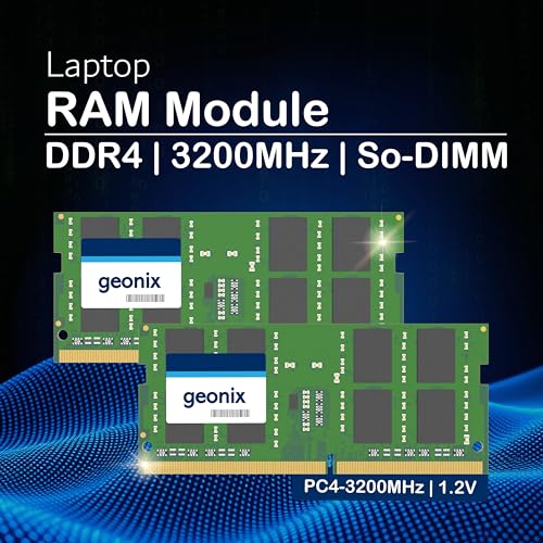Image of Geonix 8GB DDR4 Laptop RAM 3200 Mhz, 5 Years Warranty