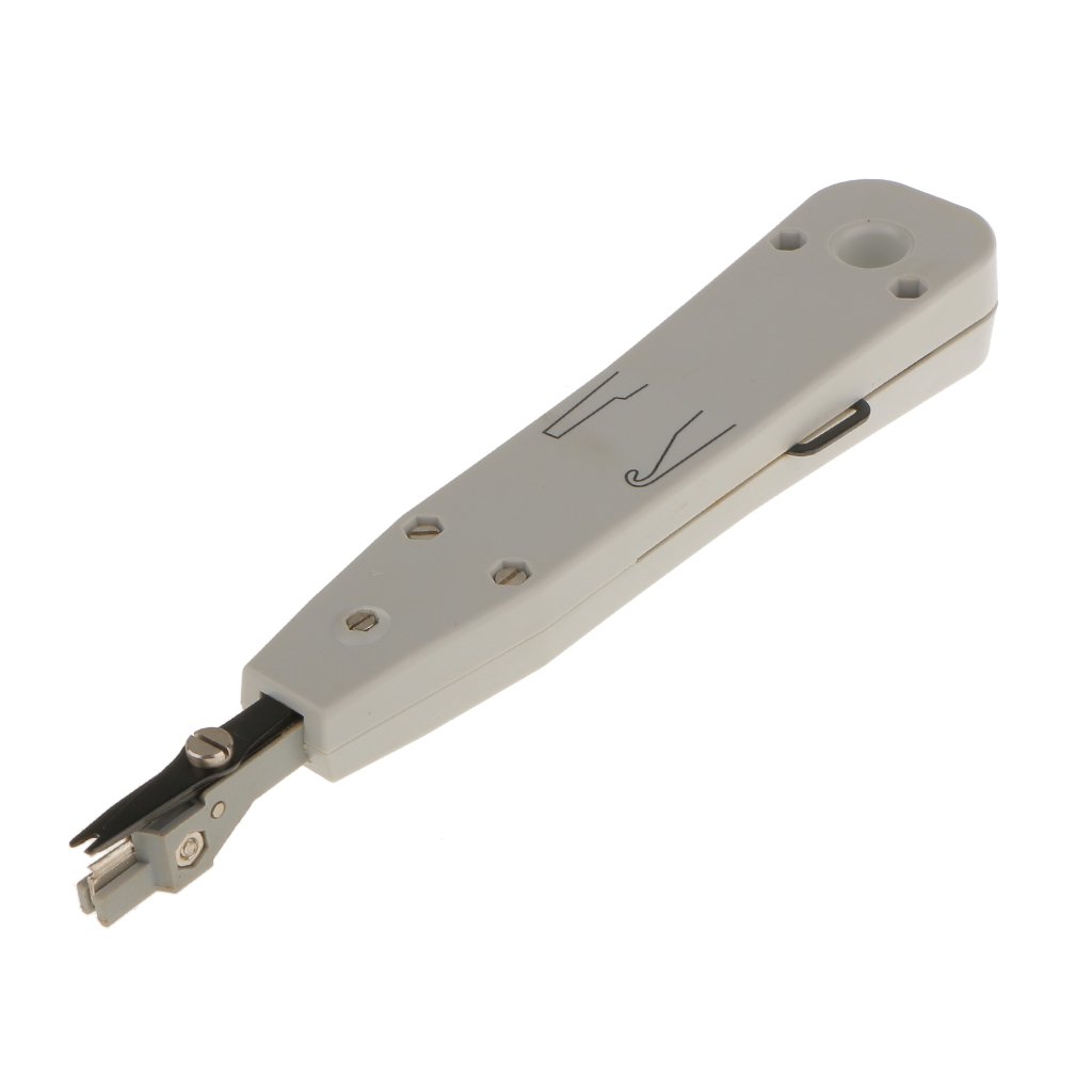 Network Wire Cable Punch Down Cut Off Impact Tool AMP Modules RJ11 RJ45 Cat5 2