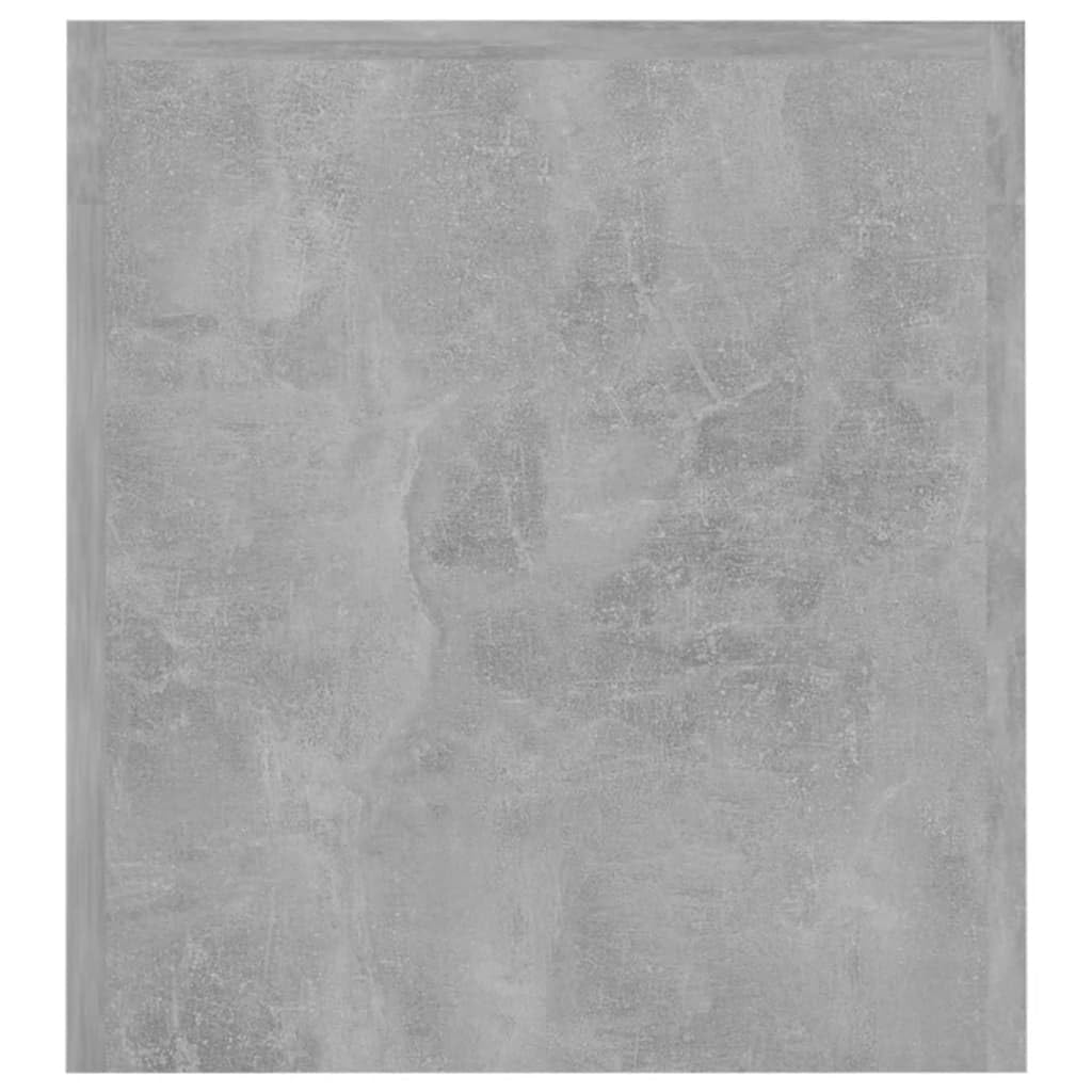 vidaXL Mueble para TV con Luces LED Soporte Armario Aparador Estante Salón Sala de Estar Decoración Entretenimiento Gris Hormigón 120x35x40 cm