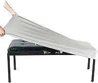 Vista 30 de SINOSSO Funda de terciopelo suave para banco de piano para 2 personas, (27.5"- 36.5") L x (12"- 16") A rectángulo elástico lavable funda protectora