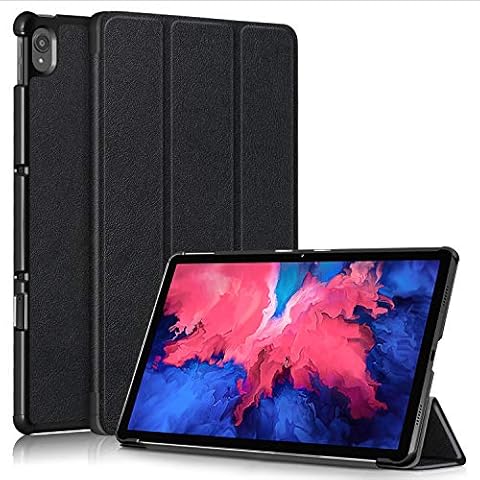 TOPCASE Compatible with Lenovo Tab P11 Plus Case,Ultra thin Smart Cover Fits Lenovo P11 Tablet TB-J606F J616F,Black Cover