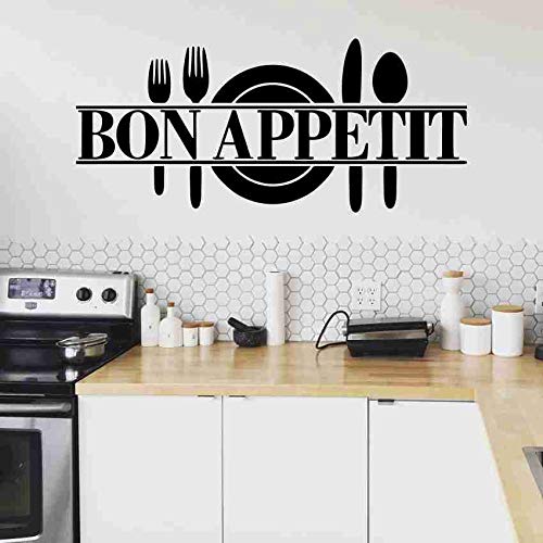 KREEPO Bon Appetit- Wall Sticker for Cafe, Restaurants, Kitchen Wall Stickers Stylish Kitchen Art-image-35