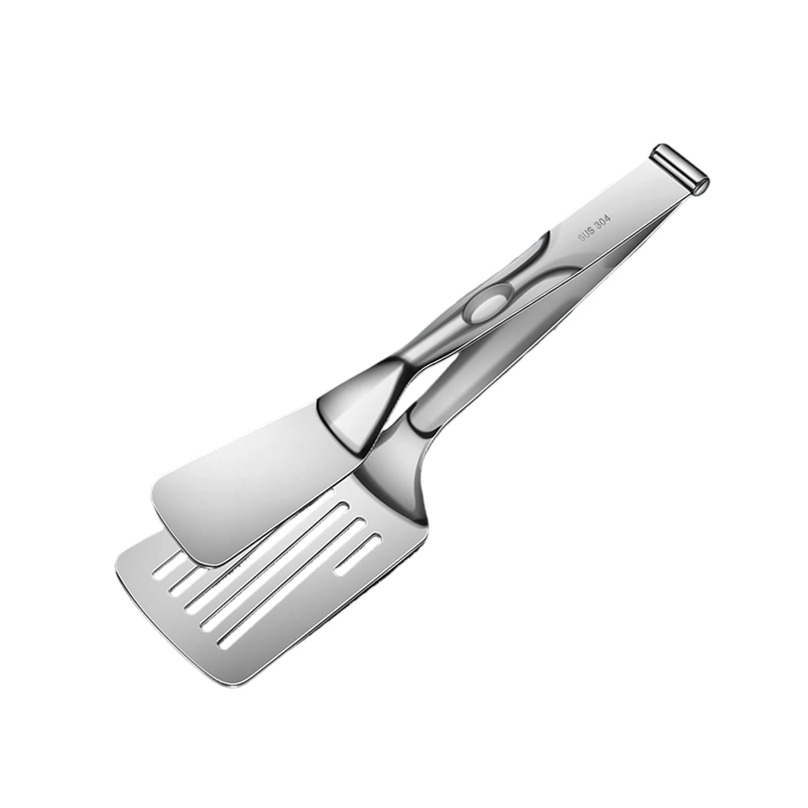 Xjdzineq Stainless Steel Grilling Tongs with Ergonomic Handle Nonslip Grip Dishwasher Safe Ideal for Steak Barbecue Baking Nonslip Handle Bread and Pancake