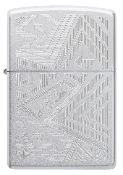 Encendedor Zippo grabado satin chrome miniatura 5