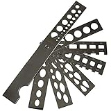 Jewellers Tools Diamond Gemstone 7 Arm Fan Gauge Measuring Tool