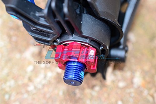 GPM for Traxxas X Maxx 4X4 Upgrade Parts Aluminum Wheel Hex (10mm Thickness) - 2Pcs Silver