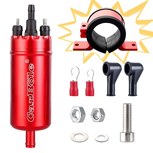 CarBole Elektrische Inline-Kraftstoffpumpe 12V,Dieselpumpe 250 bhp,Universal Externe Inline-Kraftstoffpumpe,Ersetzt 0580464070 und andere Produkte