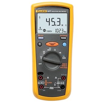 Fluke Lcd Display 1577 Insulation Multimeter, 600 Megaohm Resistance, 500/1000v Voltage