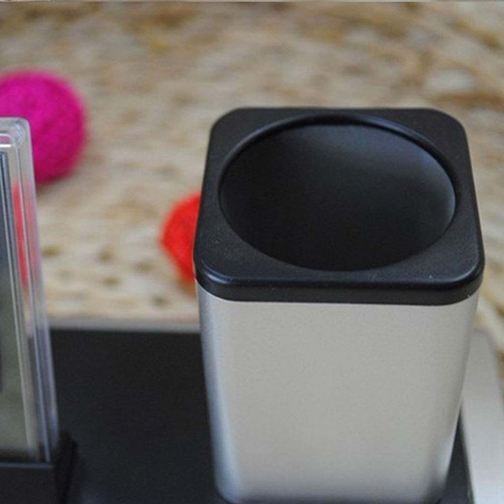 Portapenne da scrivania Contenitore per matite con Calendario Timer Portapenne Contenitore LCD Sveglia Digitale Portapenne da scrivania Organizzatore