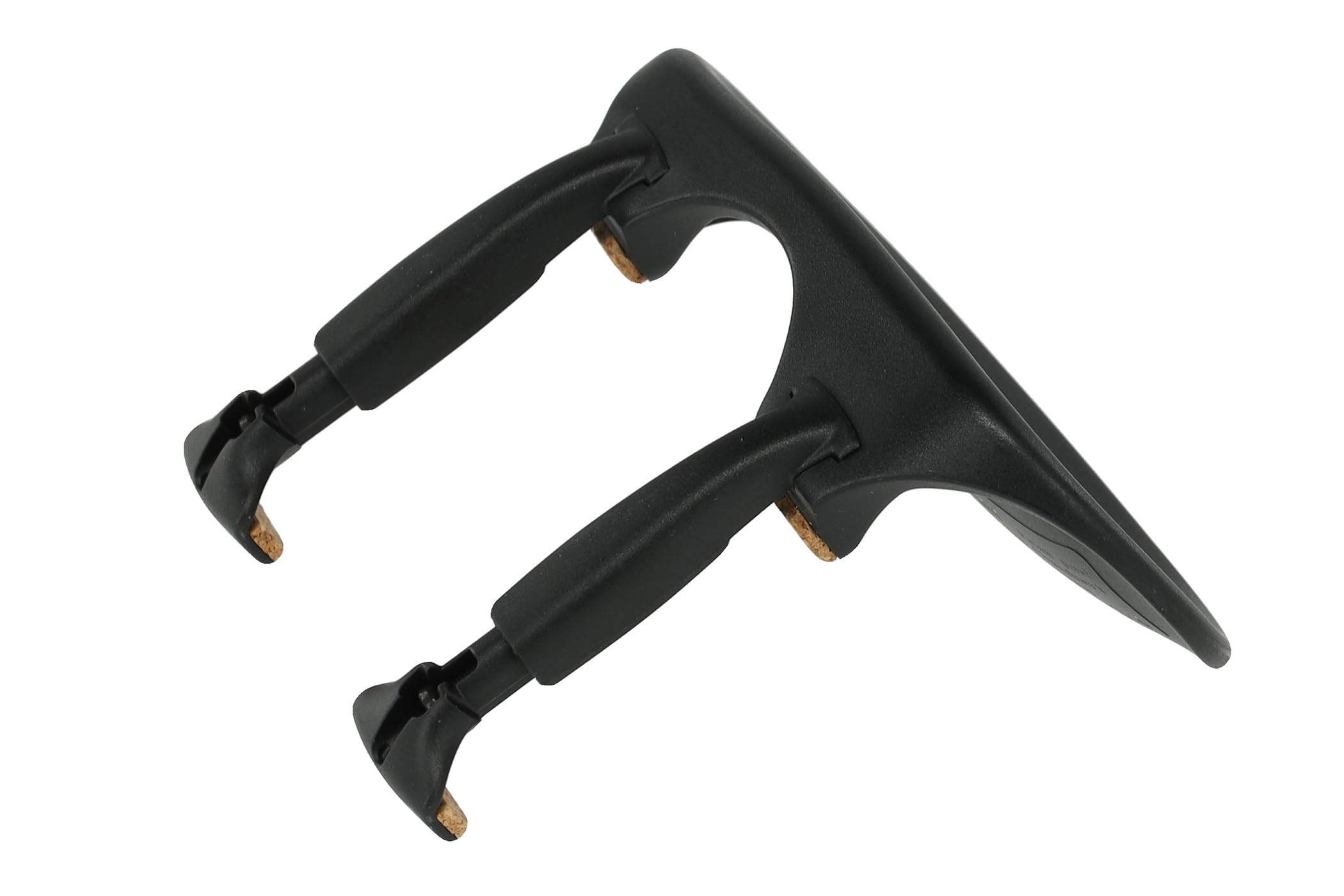 Wittner Repose-Menton, Repose-Menton central (centré) Alto, plastique High-Tech, anatomiquement formé, testé pour les allergies, avec tournevis, noir, Made in Germany, 254131