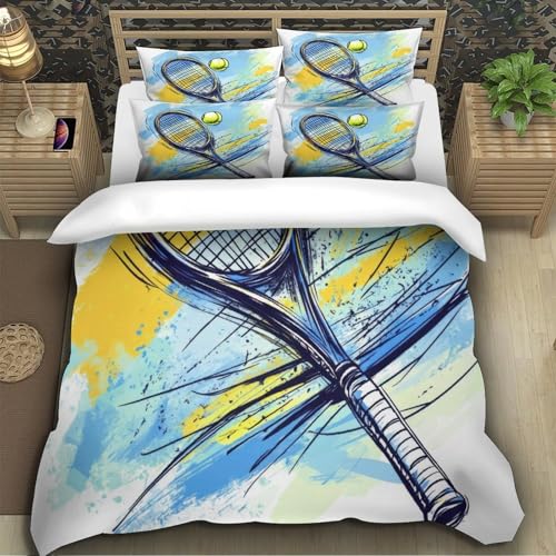 Housse de couette 3D microfibre hypoallergénique ultra douce