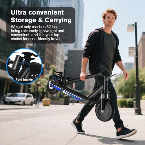 Electric Scooter Adult 350W/500W Motor, Top Speed 19/22 mph,