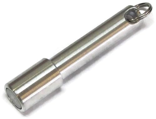 Rare Earth N52 - Llavero de bolsillo de neodimio dorado y plateado Rare Earth N52 - Llavero de bolsillo de neodimio dorado y plateado