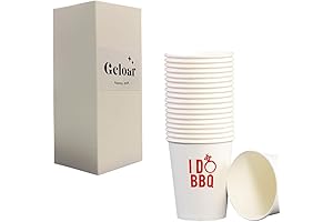 I Do BBQ Disposable Paper Party Cups