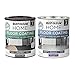 Rust-Oleum 367604 Home Interior Floor Coating Kit, Semi-Gloss Charcoal Gray