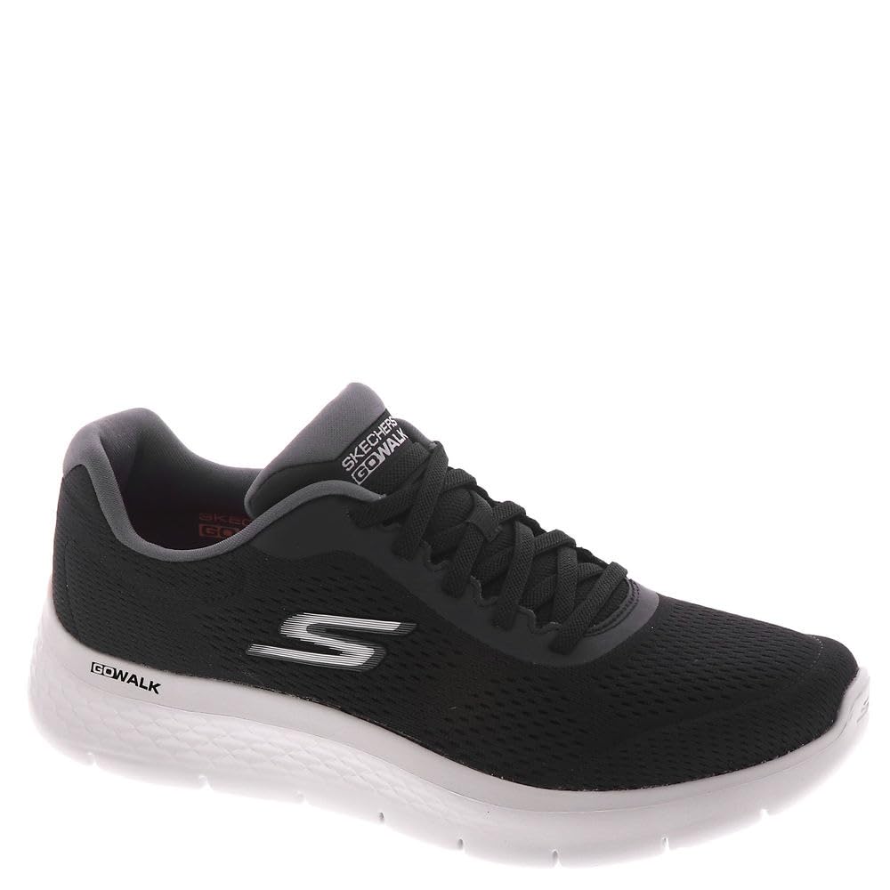 Skechers GO WALK FLEX mens Walking Shoe 41 EU BLACK GREY