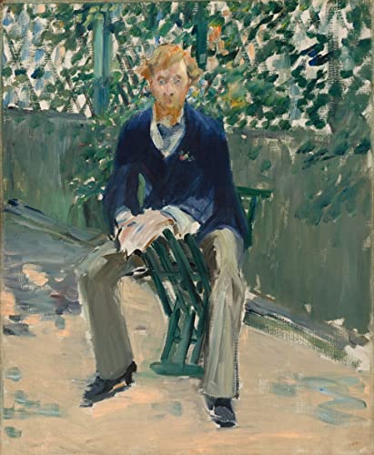 Affiche Toile George Moore Edouard Manet portrait d'art impression sur toile de qualité