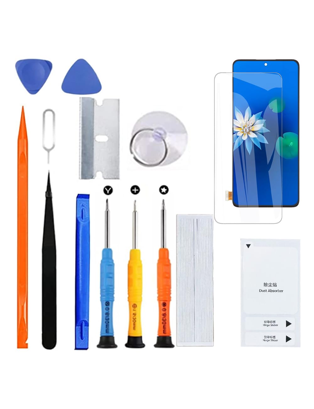 H&LYCYJ Display Schermo per Xiaomi Redmi Note 13 4G TFT 23129RAA4G 23124RA7EO LCD Schermo di Ricambio Assembly con kit (Senza impronte digitali)
