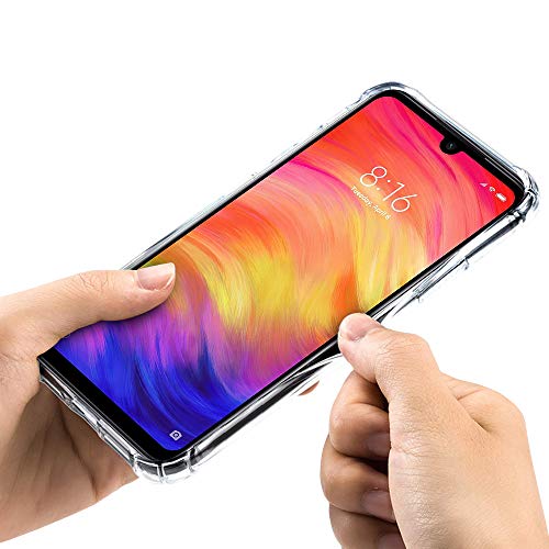 Image of Amazon Brand - Solimo Protective Mobile Cover (Soft & Flexible Back Case) for Redmi 7 (Transparent)