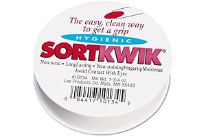 LEE 10134 Sortkwik Fingertip Moisturizers: Essential for Swift and Accurate Money Handling