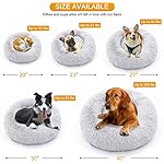 Geizire-Cat-Beds-for-Indoor-Cats-Cat-BedSmall-Dog-Beds-for-Small-Dogs-24-Washable-Donut-Calming-Round-Cat-BedSoft-Fluffy-Warm-and-Cozy-Anti-Anxiety-Cuddler-Joint-Relief-Cat-Bed-Dog-Bed