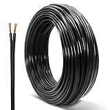 FIRMERST 12/2 Low Voltage Wire Outdoor Landscape Lighting Cable 100 Feet