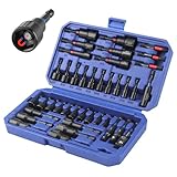 WORKPRO 39-Piece Magnetic Nut Driver Set, Impact Drill Driver Bit 1/4