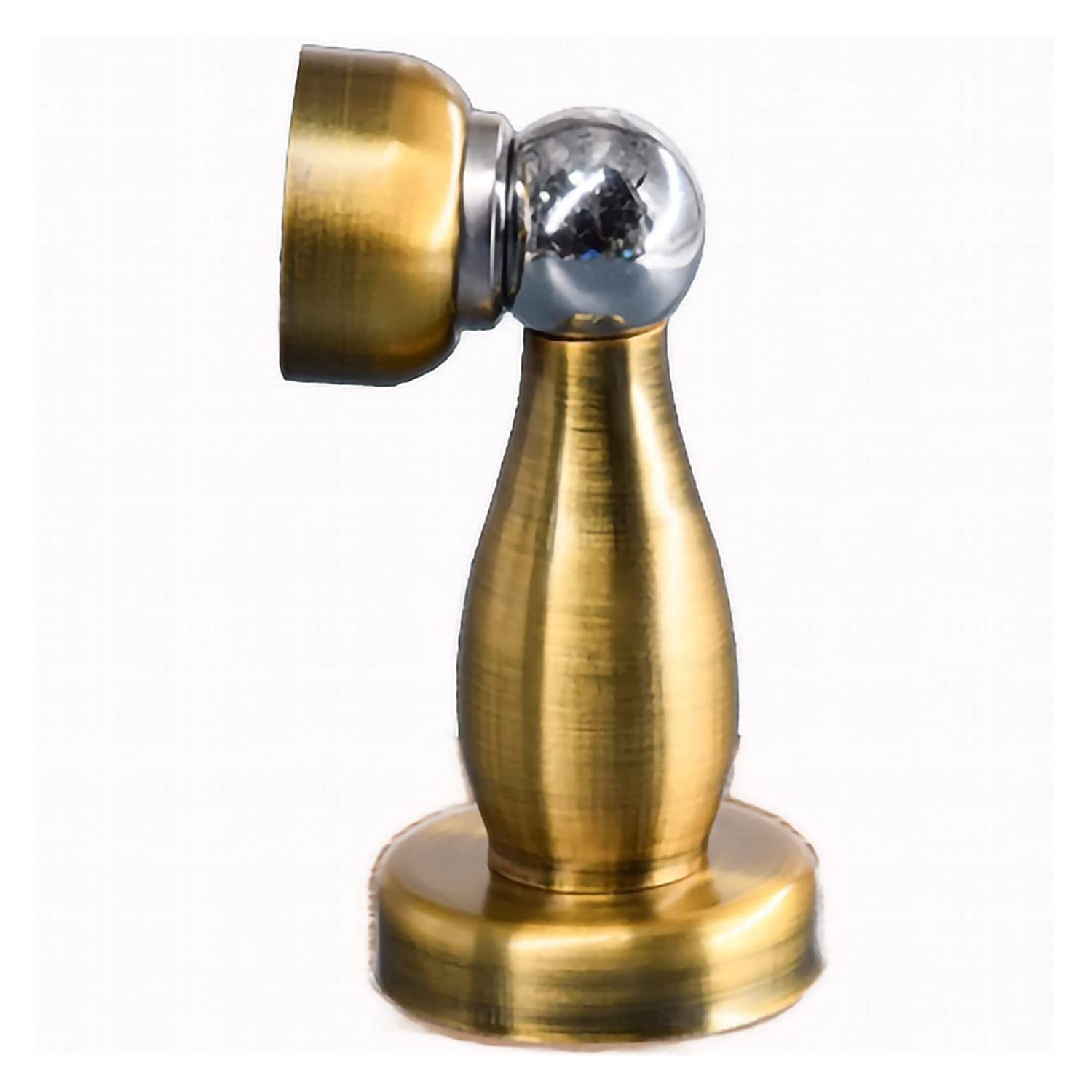 Nvsfzgiyg Nero Door Stopper,Strong Magnetic Stop,Anti-Collision Device Stainless,Heavy Duty For Various Types,Wall Mount(Nero)