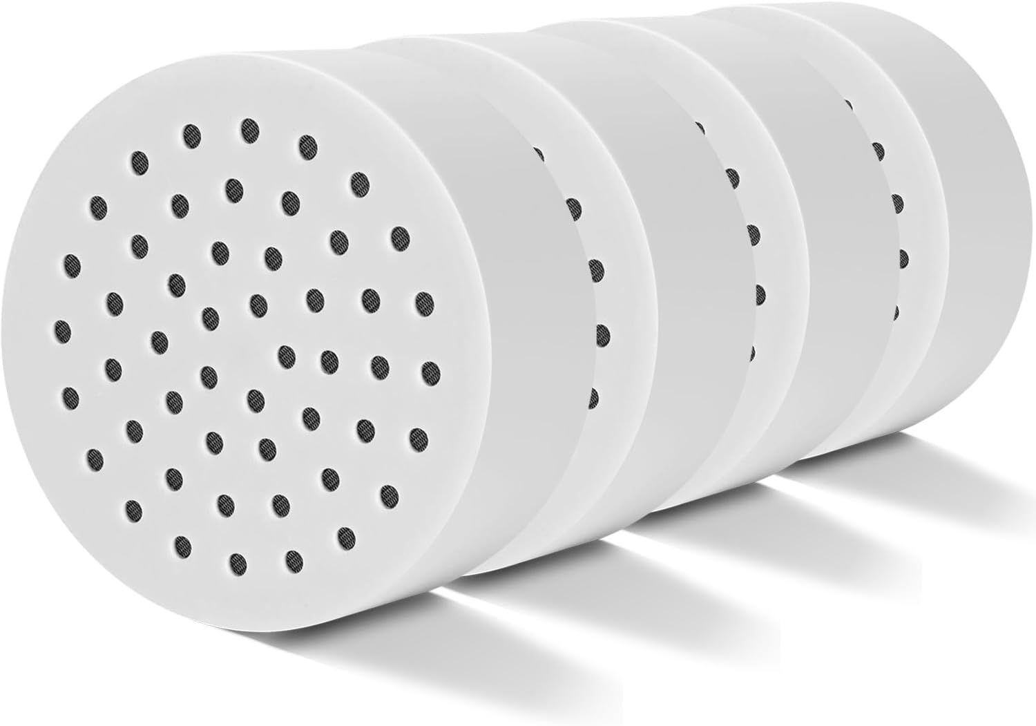 AWO 4 PACK Replacement Shower Filter Cartridge Compatible for Brondell FF-30 VivaSpring Showerhead,Multi Stage Shower Filtration Systems for Hard Water Reduces Chlorine and Harmful Substance