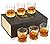 KANARS Bourbon Whiskey Glass Set of 6 - Unique Crystal Rocks Glasses for Scotch, Vodka, Cognac and Irish Whisky - Heavy Lowball Tumbler 10 Oz - Gift for Men Dad Brother Adult