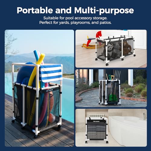 POOL FELLOWS 214-Gallon Pool Storage Bin for Swim Gear, Max Style by POOL FELLOWS - Image 2