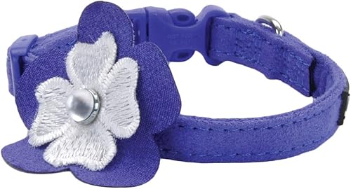 Miniatura 5 de Coastal Pet - Li'l Pals - Collar de microfibra para perro, rosa con flor rosa, 38 x 6 a 8 pulgadas